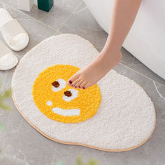 Toilet Door Mat Absorbent Foot Mat Bath Bathroom Non-Slip Mat