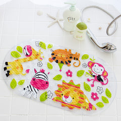 Shower Room Floor Mat Bathtub Children Cartoon Bath Mat With Suction Cup