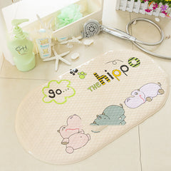 Shower Room Floor Mat Bathtub Children Cartoon Bath Mat With Suction Cup