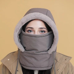 ๐งขโ๏ธDikke Thermo Hoed met Gezichtsmasker โ Het mooiste cadeau voor uw gezin!!๐๐