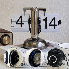 Moderne Digitale Mechanische Retro Klok met Inwendige Versnelling