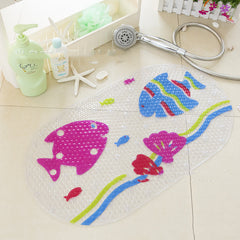 Shower Room Floor Mat Bathtub Children Cartoon Bath Mat With Suction Cup
