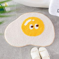 Toilet Door Mat Absorbent Foot Mat Bath Bathroom Non-Slip Mat