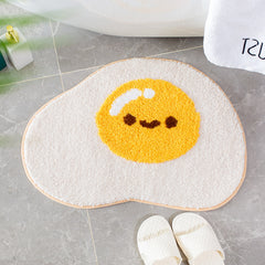 Toilet Door Mat Absorbent Foot Mat Bath Bathroom Non-Slip Mat