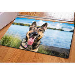 Animal Creative Printing Pet Mat Household Ottoman Cushion Non-slip Bath Mat