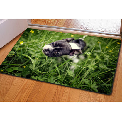 Animal Creative Printing Pet Mat Household Ottoman Cushion Non-slip Bath Mat