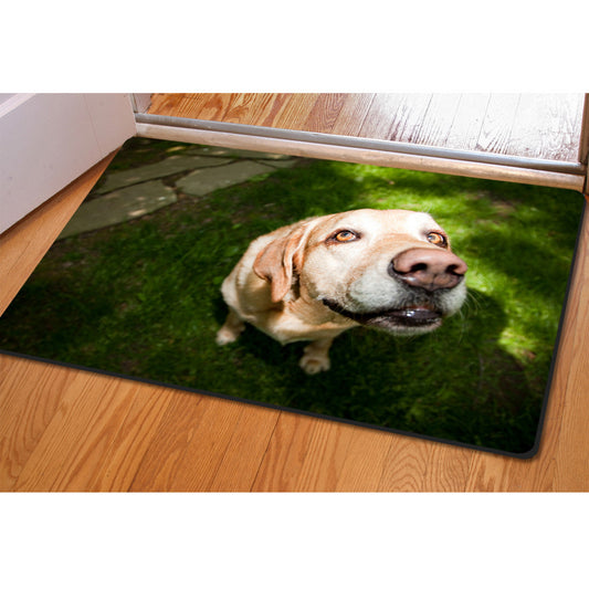 Animal Creative Printing Pet Mat Household Ottoman Cushion Non-slip Bath Mat