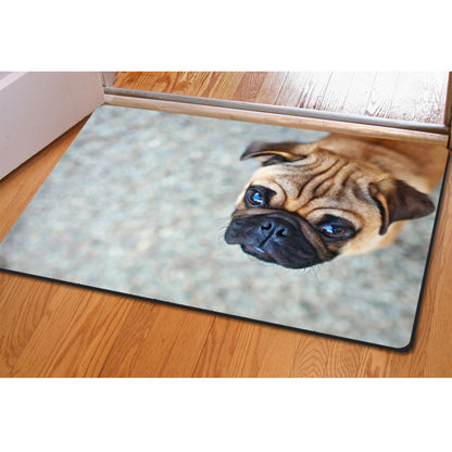 Animal Creative Printing Pet Mat Household Ottoman Cushion Non-slip Bath Mat