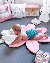 Creative Simple And Cute Baby Flower Bath Mat