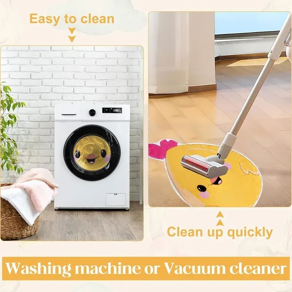 1 Easter Chick Bath Mat Non-slip