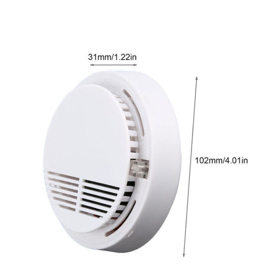 Smoke Alarm Detector Fire Gas Alarm Detector With Battery Photoelectric Sensor Alert Warning