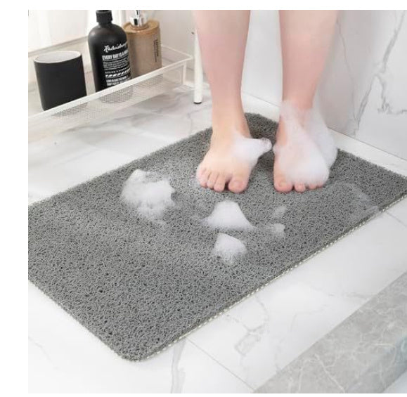 Bathroom Non-slip Mat Wire Ring Toilet Waterproof Floor Mat Shower Room Bath Foot Mat Bathroom Foot Rub Mat