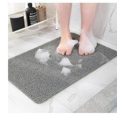 Bathroom Non-slip Mat Wire Ring Toilet Waterproof Floor Mat Shower Room Bath Foot Mat Bathroom Foot Rub Mat