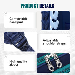 Schoolrugzak met grote capaciteit voor studente