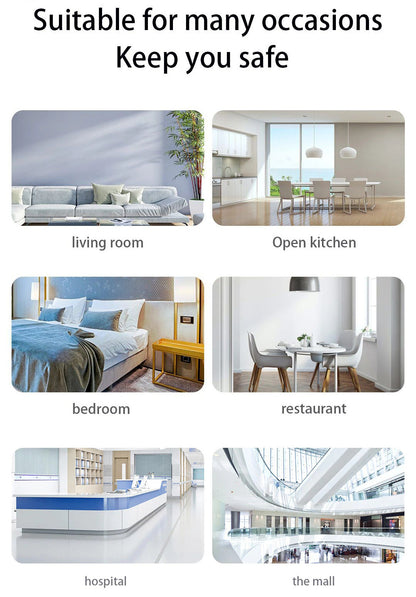 ABS Graffiti Wifi Smoke Sensor Alarm