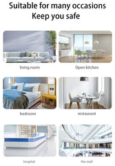 ABS Graffiti Wifi Smoke Sensor Alarm