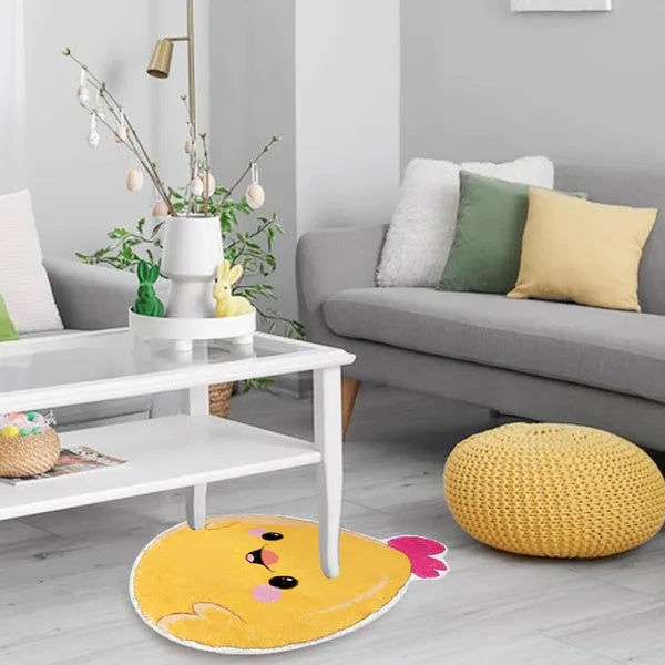 1 Easter Chick Bath Mat Non-slip