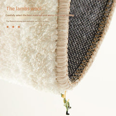 Fruit-Shaped Mat Quick-Drying Absorbent Faux Cashmere Bath Mat Anti-Slip Bathroom Mat Entrance Bathroom Doormat