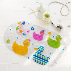 Shower Room Floor Mat Bathtub Children Cartoon Bath Mat With Suction Cup