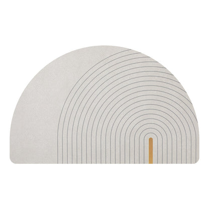 Semicircle Door Bathroom Non-slip Bath Speed Mat