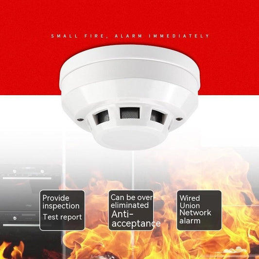 Household 12v Wired Smoke Alarm Fire-proof