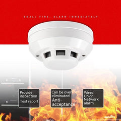 Household 12v Wired Smoke Alarm Fire-proof