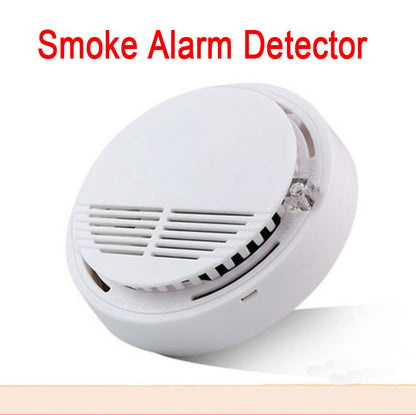 Smoke Alarm Detector Fire Gas Alarm Detector With Battery Photoelectric Sensor Alert Warning