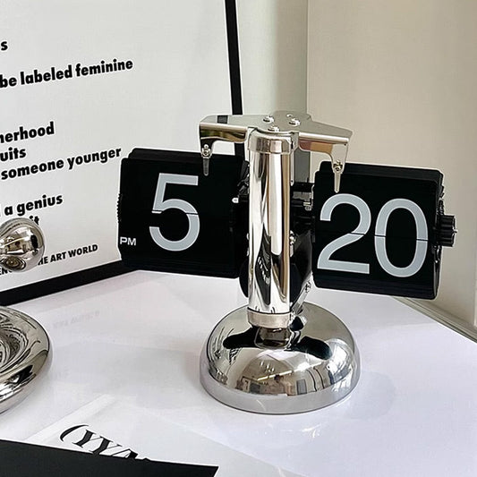 Moderne Digitale Mechanische Retro Klok met Inwendige Versnelling