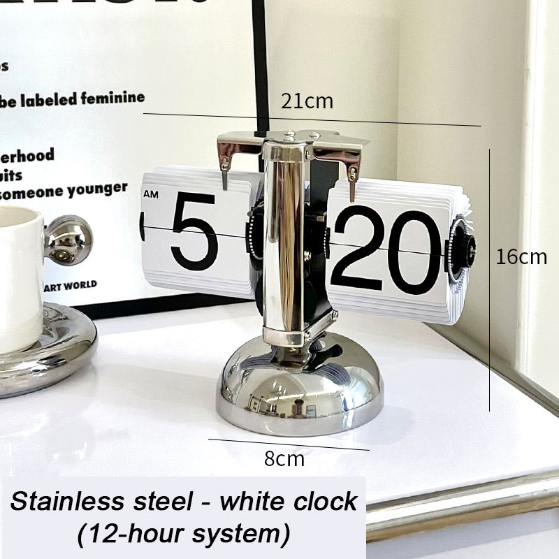 Moderne Digitale Mechanische Retro Klok met Inwendige Versnelling