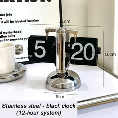 Moderne Digitale Mechanische Retro Klok met Inwendige Versnelling