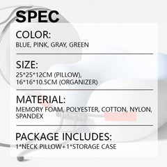 ✈️💤Memory Foam U-vormig reiskussen voor de nek